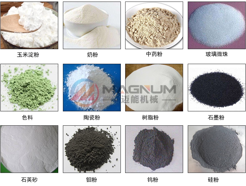 螺旋藻超聲波振動(dòng)篩適用物料