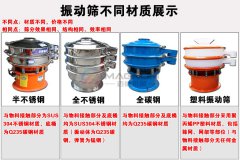 橡膠粉振動(dòng)篩多少錢一臺(tái)？型號(hào)如何選擇？